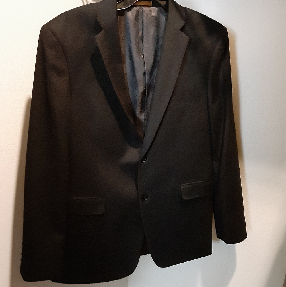 Adolfo Gold Label 100% Cashmere Black Suit Coat